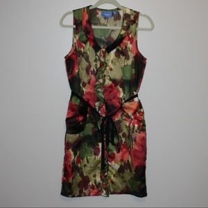 Simply Vera Vera Wang Button Down Ruffle Dress 10